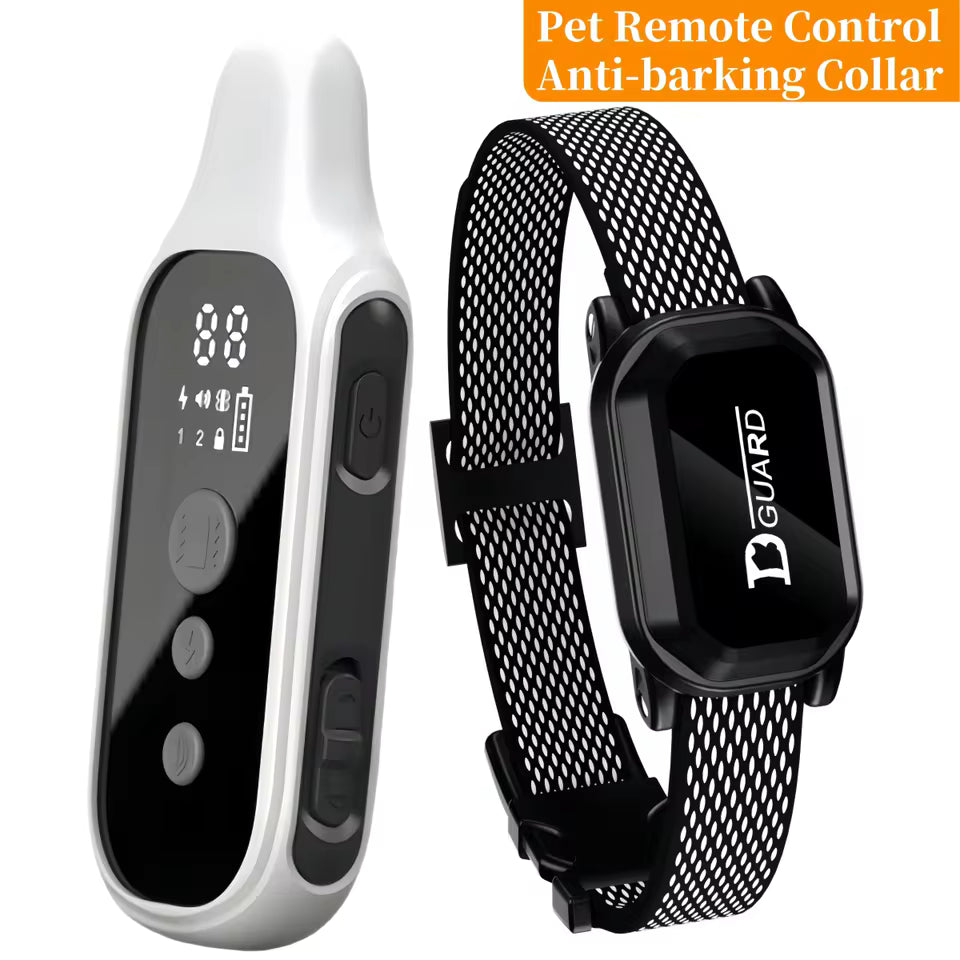 Digital Dog Training Collar Waterproof Rechargeable Remote Control Pet with LCD Display for All Size Shock Vibration Sound