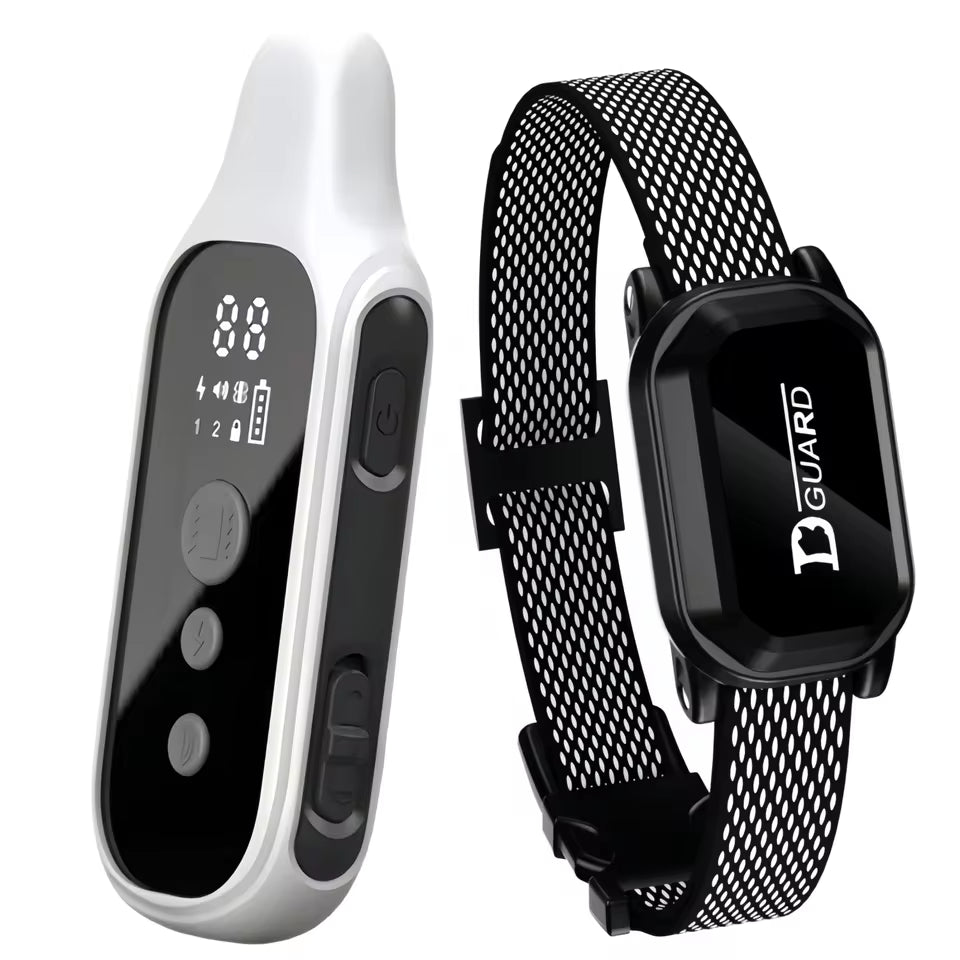 Digital Dog Training Collar Waterproof Rechargeable Remote Control Pet with LCD Display for All Size Shock Vibration Sound