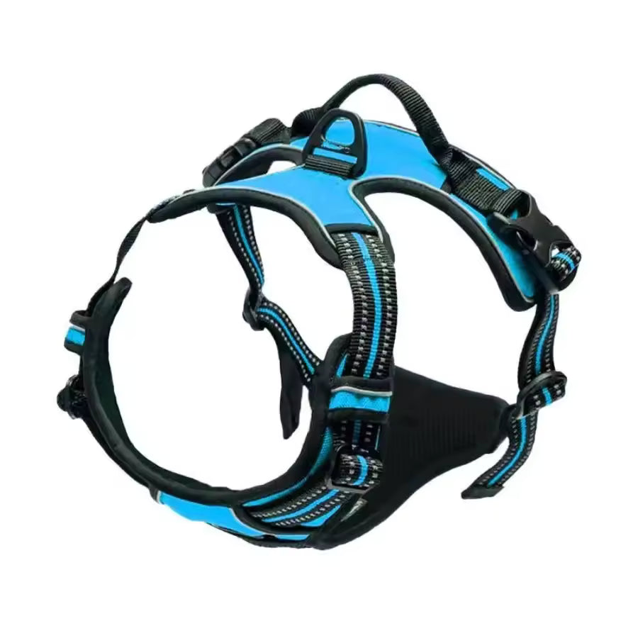 No Pull Harness Front Clip para cão grande, Heavy Duty, reflexivo, fácil controle, alça, andando