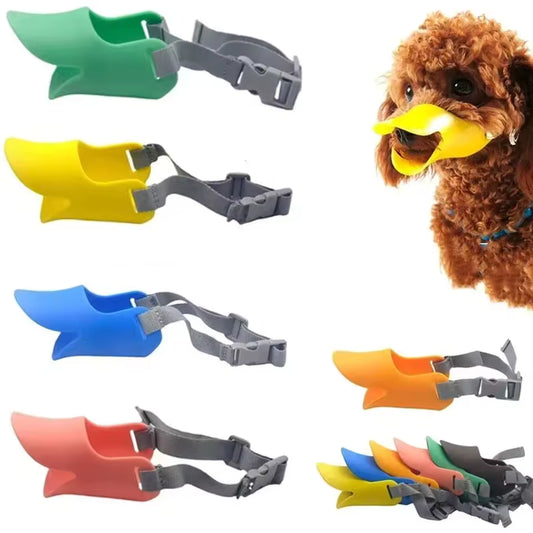 Dog Muzzle Silicone Duck Muzzle Mask for Pet Dogs Anti Bite Stop Barking Small Large Dog Mouth Muzzle Pet Dog Accessories
