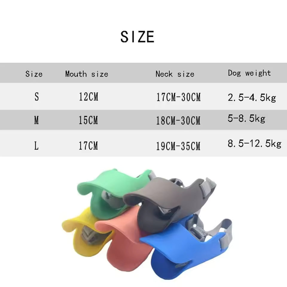 Dog Muzzle Silicone Duck Muzzle Mask for Pet Dogs Anti Bite Stop Barking Small Large Dog Mouth Muzzle Pet Dog Accessories